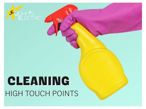 Sanitizing high touch points in your home. Birmingham, Alabama