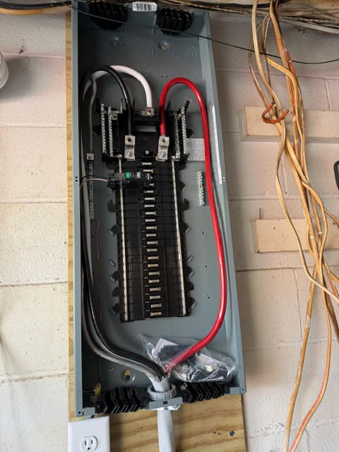 A panel upgrade in Birmingham, Alabama