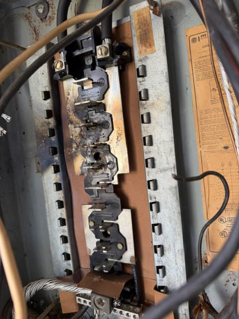 An aginging and overheating panel